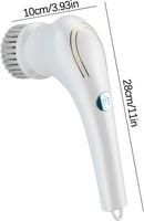 Escova Elétrica de Limpeza 5 em 1 Multifuncional Recarregável