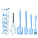 Kit 5 Utensílios de Cozinha em Silicone Resistente ao Calor