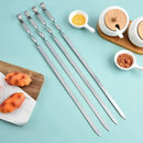 Kit 6 Espetos Inox 50cm para Churrasco