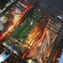 Cesta de Grelha Inox para Churrasco