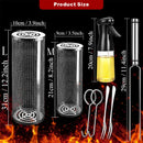 Cesta de churrasco de aço inoxidável