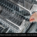 Cesta de churrasco de aço inoxidável