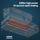 Grill Elétrico Multifuncional 3 em 1 – 2200W